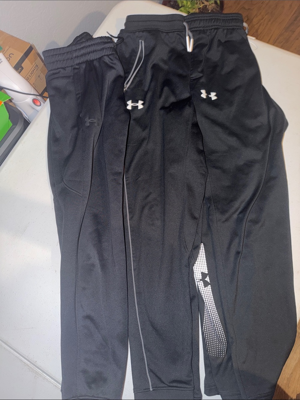 Under Armour Black Kids' Athletic Joggers - Set of Three
